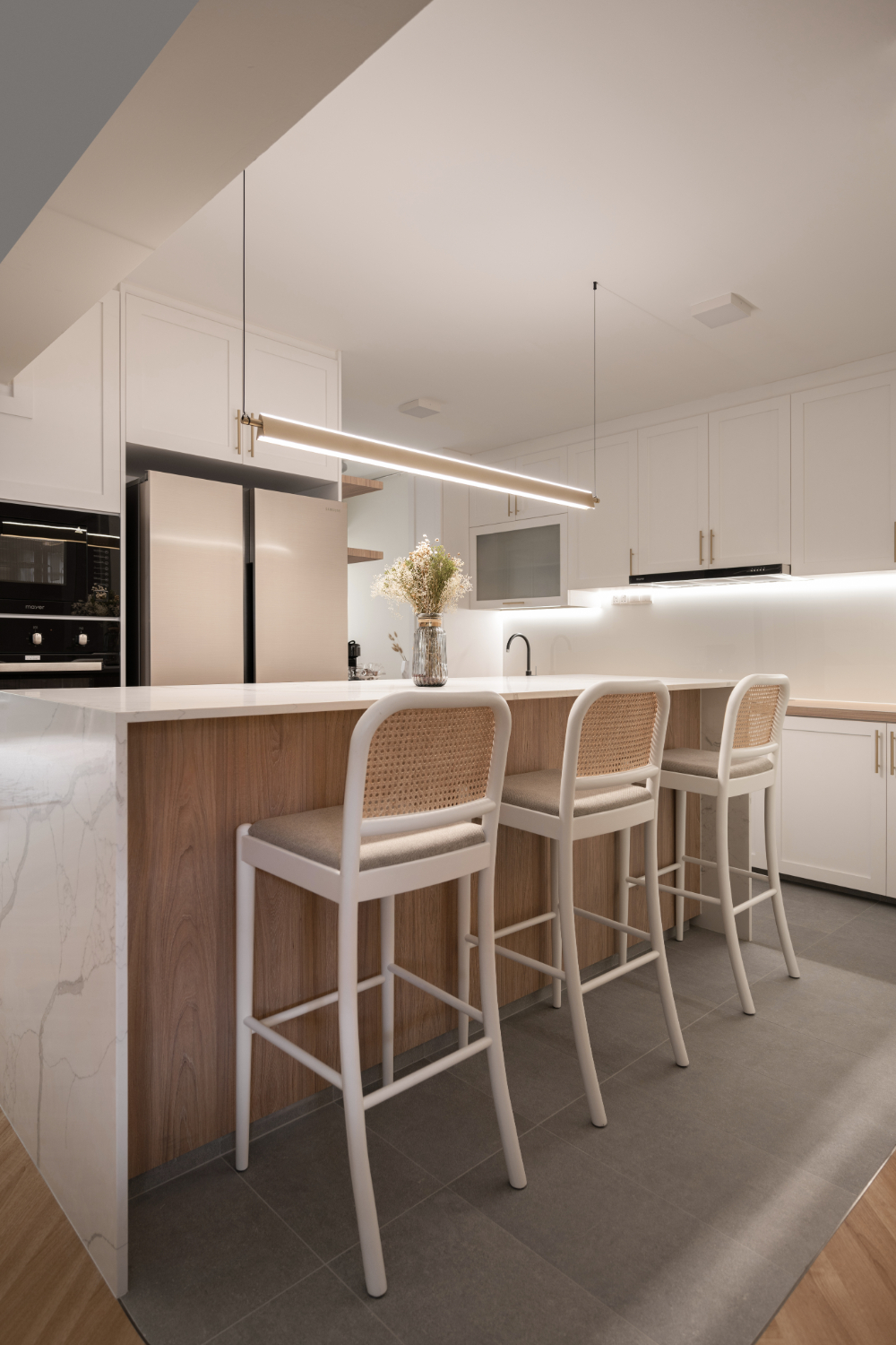 Scandinavian Design - Kitchen - HDB Executive Apartment - Design by Carpenters 匠