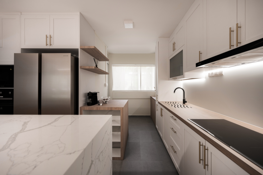 Scandinavian Design - Kitchen - HDB Executive Apartment - Design by Carpenters 匠