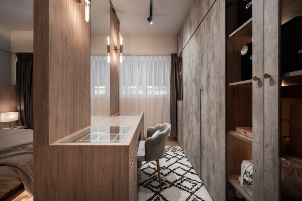 Scandinavian Design - Bedroom - HDB Executive Apartment - Design by Carpenters 匠