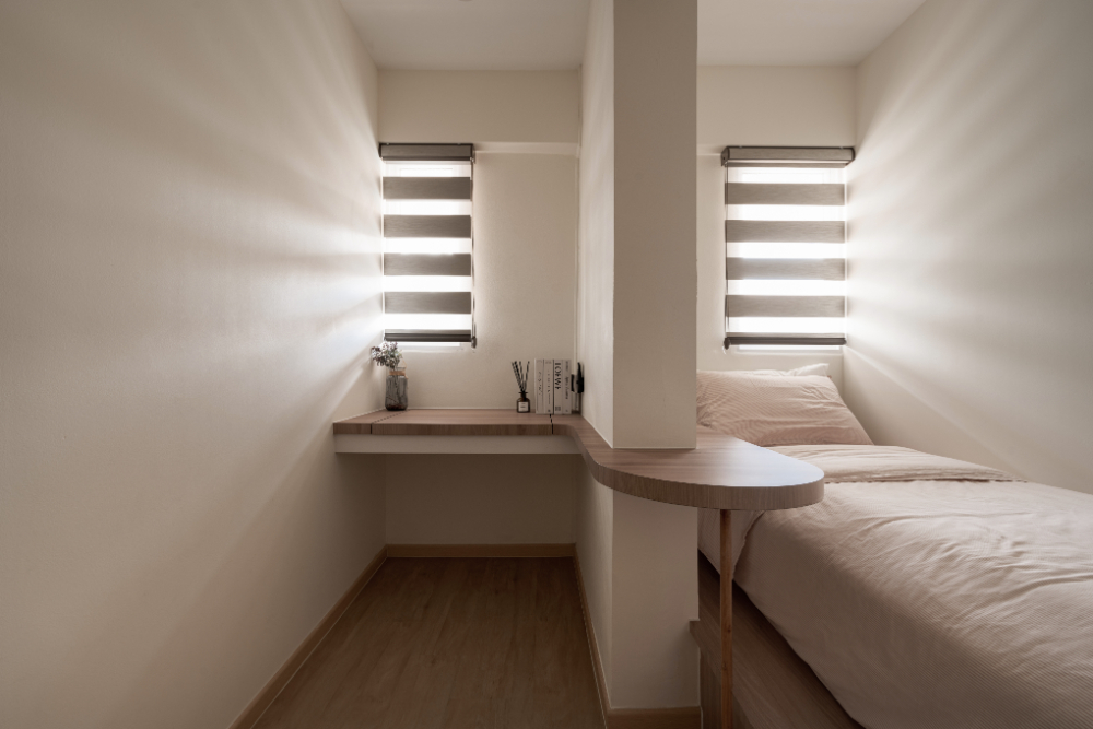 Scandinavian Design - Bedroom - HDB Executive Apartment - Design by Carpenters 匠