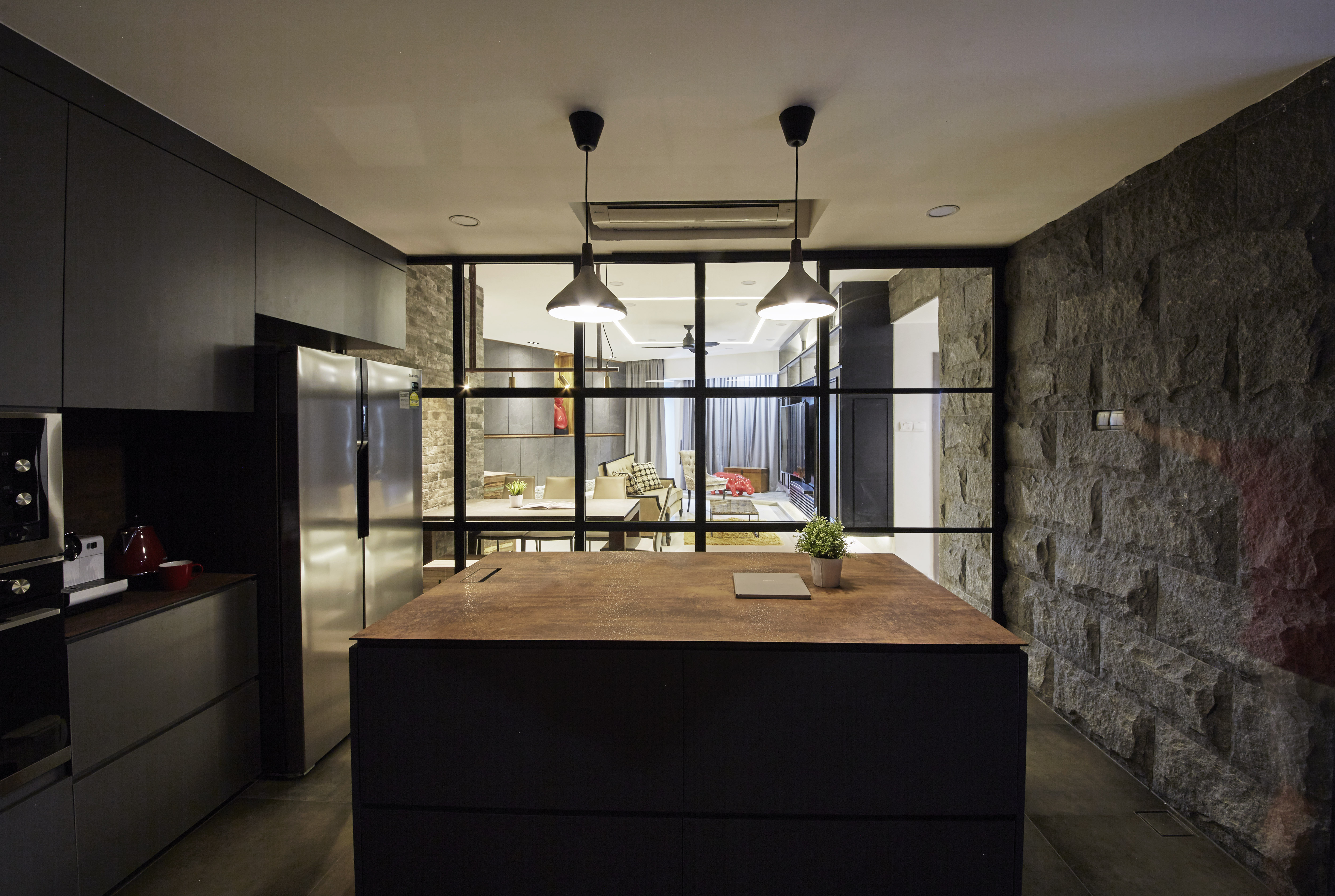 Industrial, Modern, Rustic Design - Kitchen - Condominium - Design by Carpenters 匠