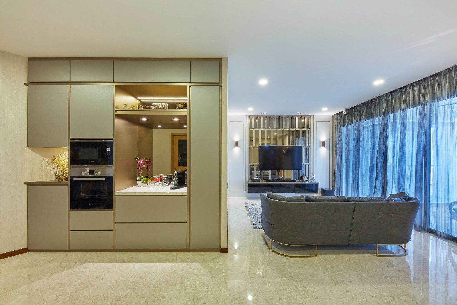 Contemporary, Modern, Oriental Design - Living Room - Condominium - Design by Carpenters 匠