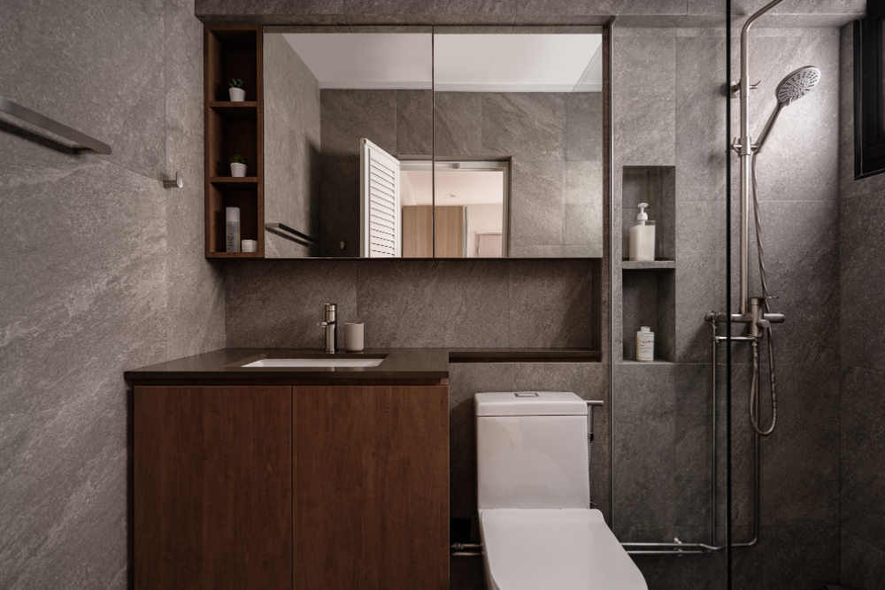 Scandinavian Design - Bathroom - HDB 4 Room - Design by Carpenters 匠