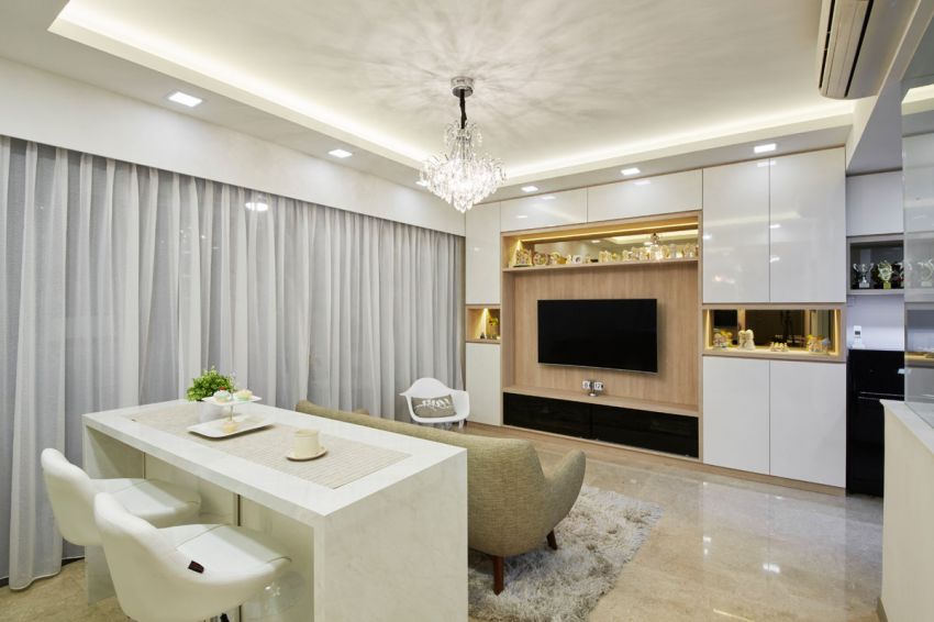 Contemporary, Minimalist, Modern Design - Living Room - Condominium - Design by Carpenters 匠