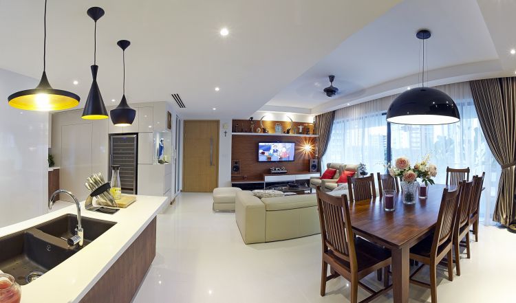 Contemporary, Modern Design - Dining Room - Condominium - Design by Carpenters 匠