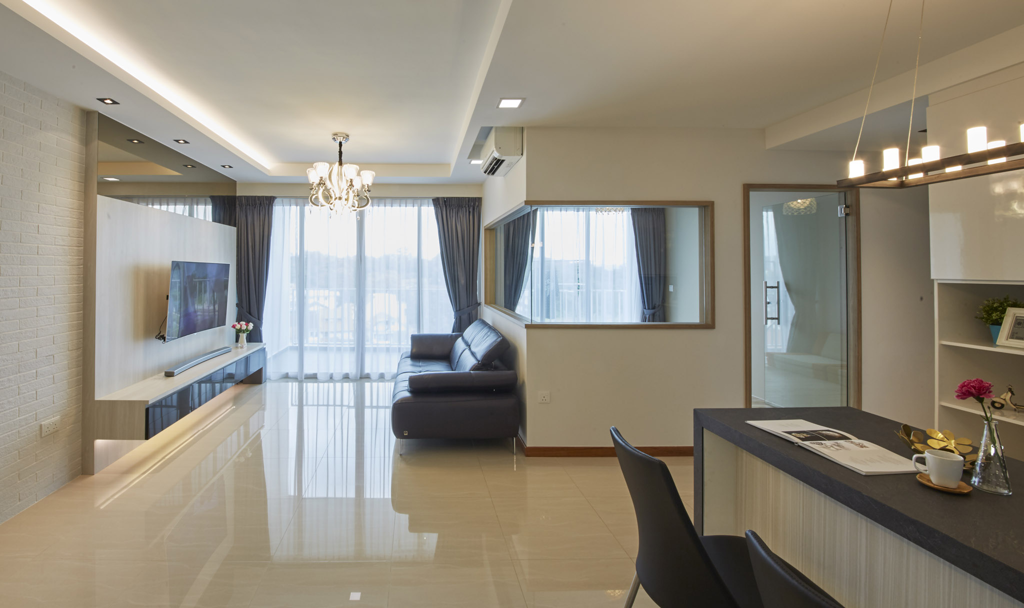 Eclectic, Minimalist, Scandinavian Design - Living Room - Condominium - Design by Carpenters 匠