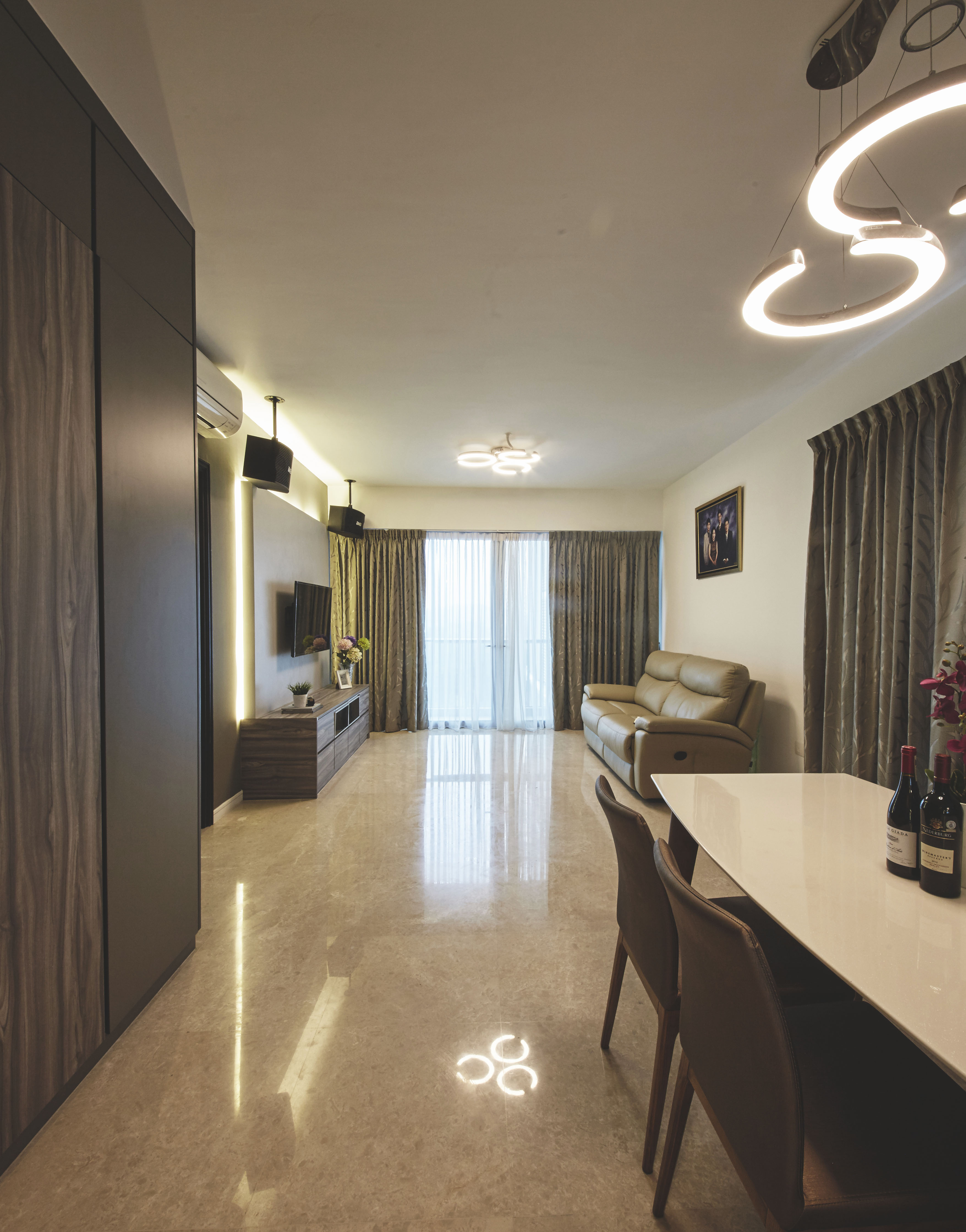 Eclectic, Industrial, Modern Design - Living Room - Condominium - Design by Carpenters 匠