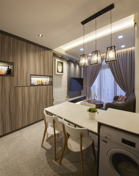 Eclectic, Rustic, Scandinavian Design - Dining Room - Condominium - Design by Carpenters 匠