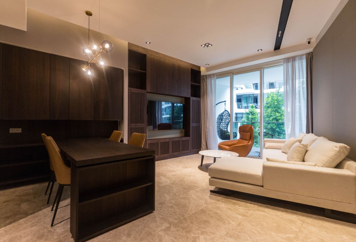 Contemporary Design - Living Room - Condominium - Design by Carpenters 匠