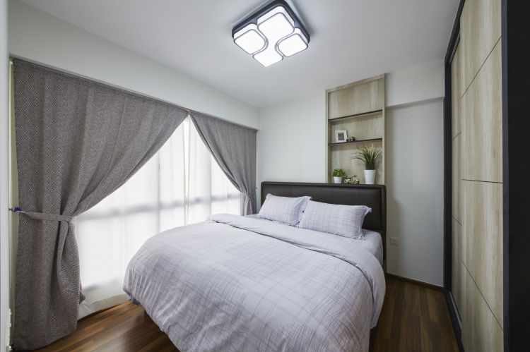 Contemporary, Modern, Scandinavian Design - Bedroom - HDB 4 Room - Design by Carpenters 匠
