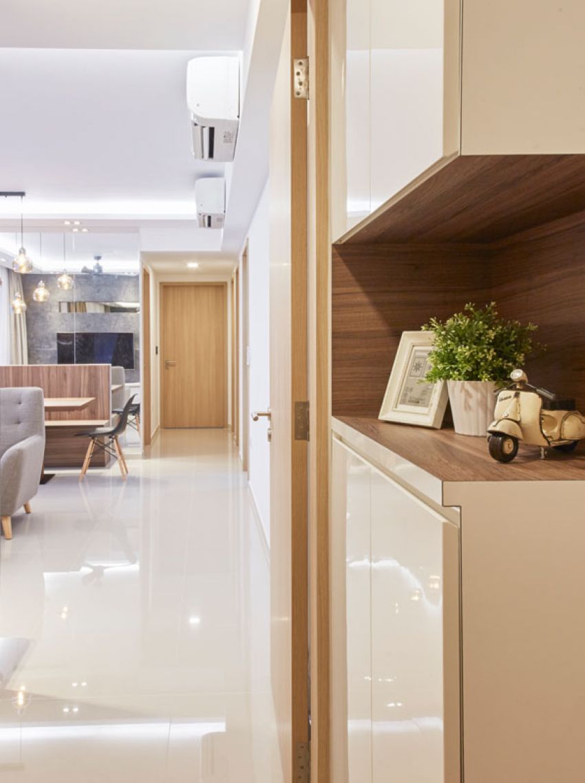 Modern, Scandinavian Design - Living Room - HDB Executive Apartment - Design by Carpenters 匠