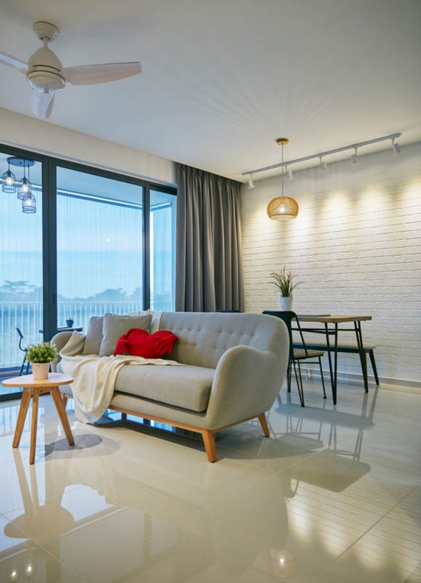 Scandinavian Design - Living Room - HDB Executive Apartment - Design by Carpenters 匠