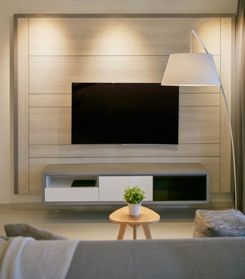 Scandinavian Design - Living Room - HDB Executive Apartment - Design by Carpenters 匠