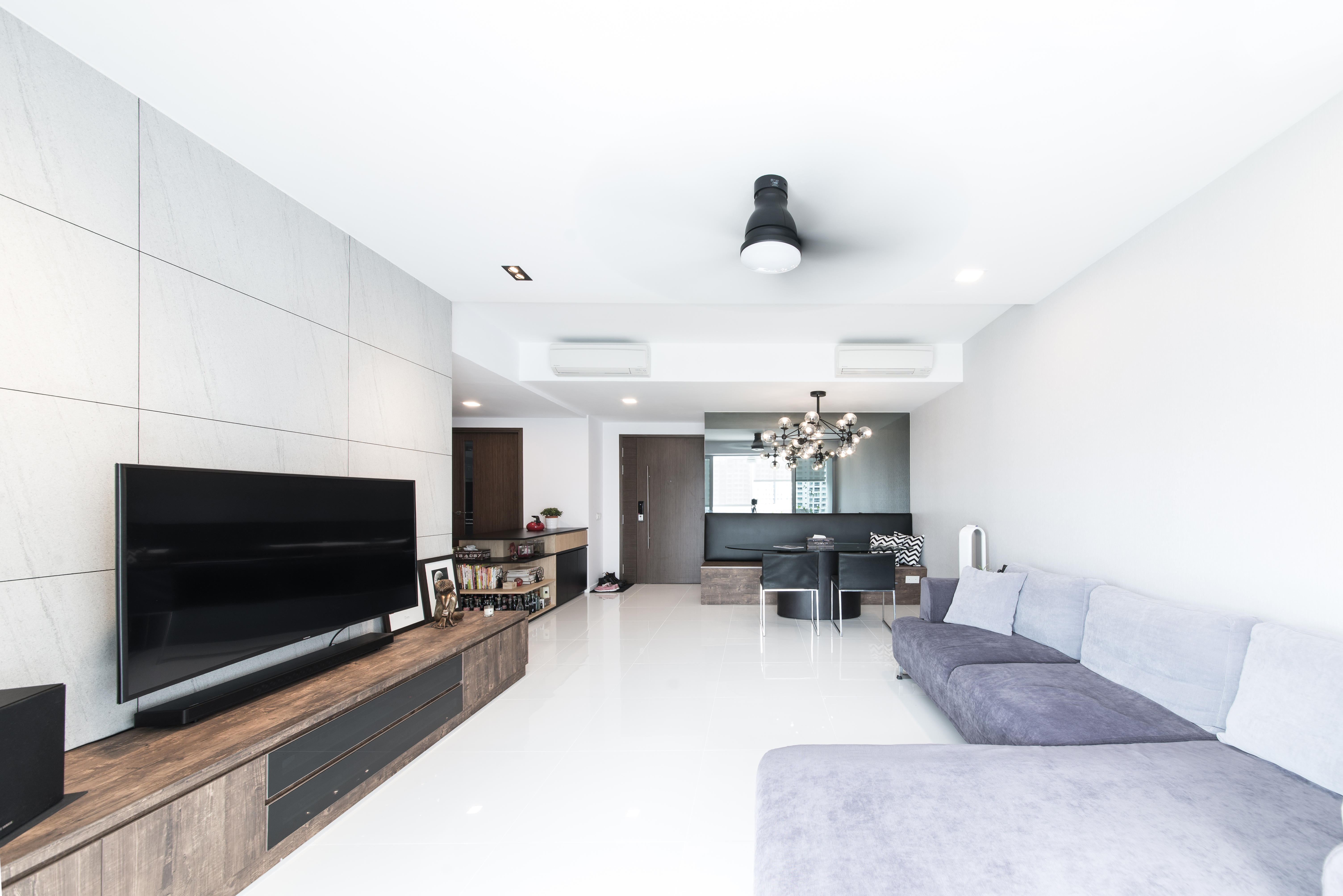 Industrial, Modern Design - Living Room - Condominium - Design by Carpenters 匠