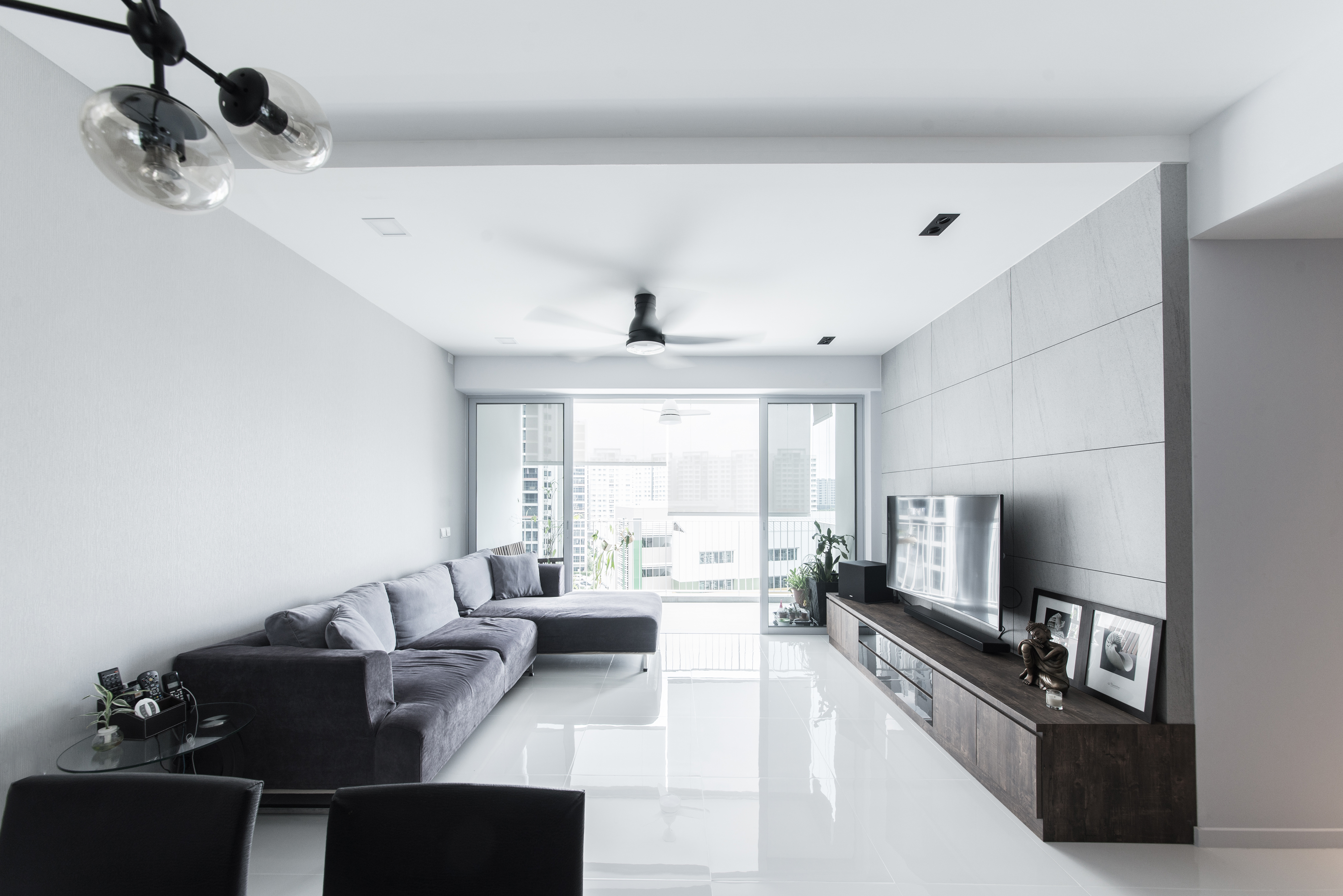 Industrial, Modern Design - Living Room - Condominium - Design by Carpenters 匠