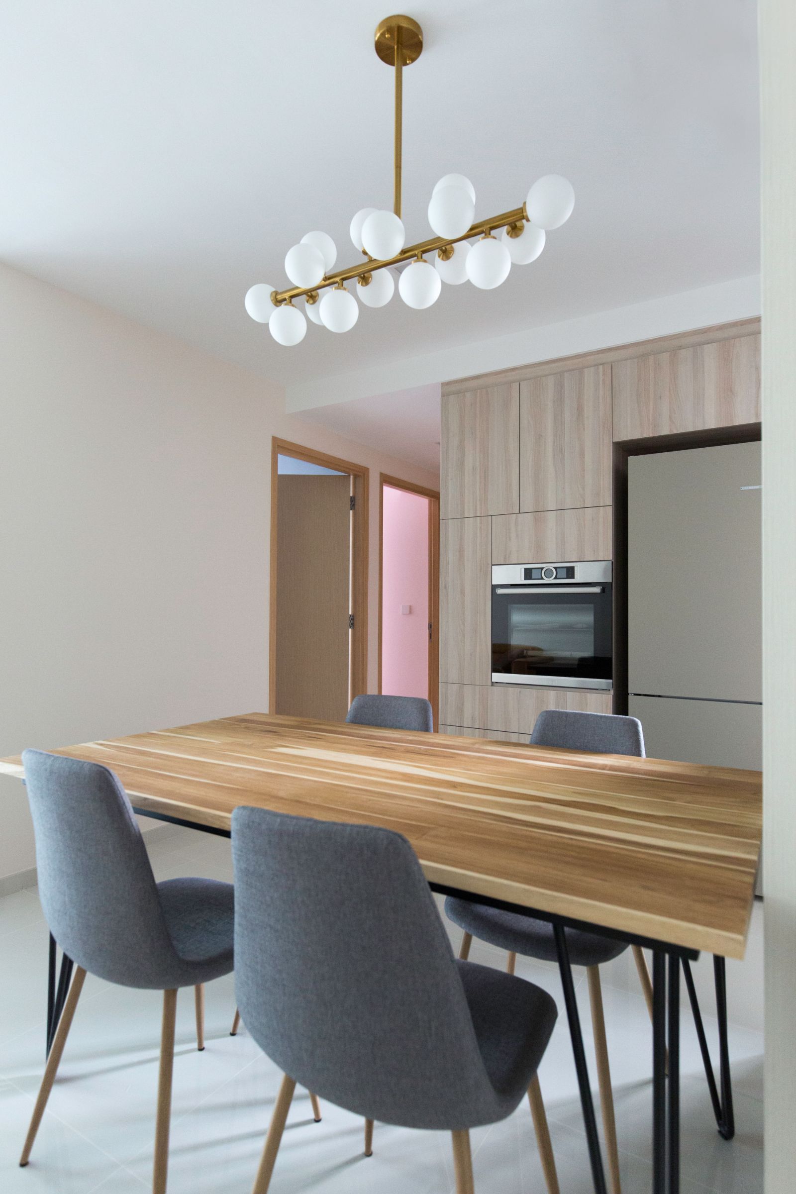 Minimalist, Scandinavian Design - Dining Room - Condominium - Design by Carpenters 匠