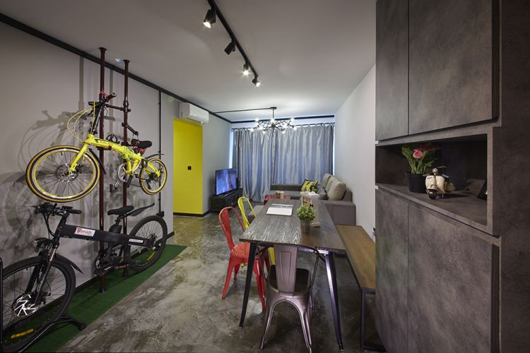 Eclectic, Modern Design - Dining Room - HDB 4 Room - Design by Carpenters 匠
