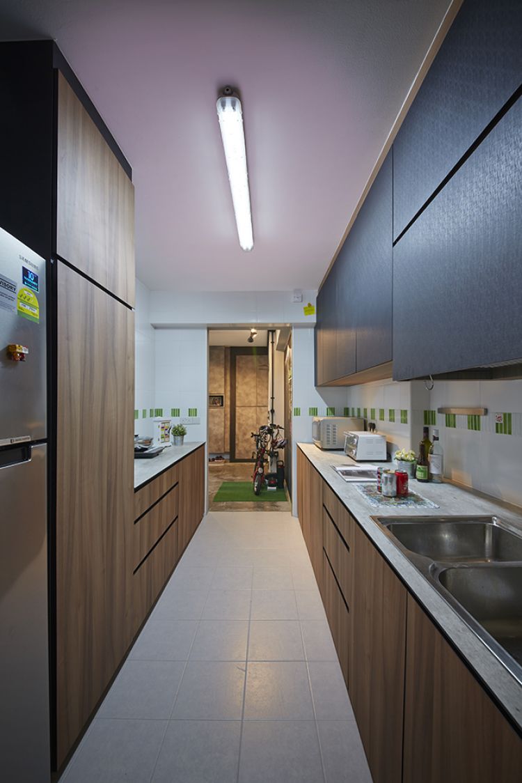 Eclectic, Modern Design - Kitchen - HDB 4 Room - Design by Carpenters 匠