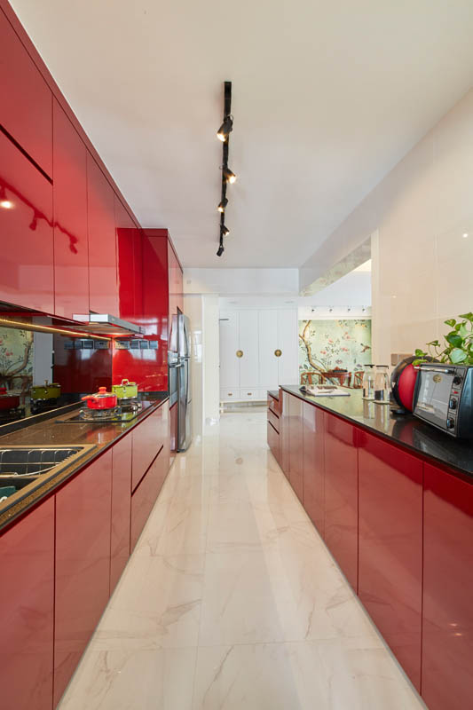 Contemporary, Modern Design - Kitchen - HDB 4 Room - Design by Carpenters 匠