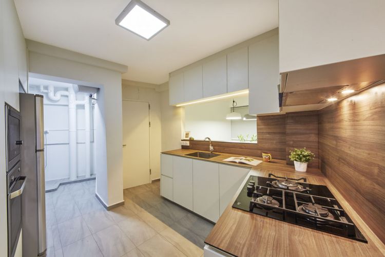 Minimalist, Scandinavian Design - Kitchen - HDB 5 Room - Design by Carpenters 匠