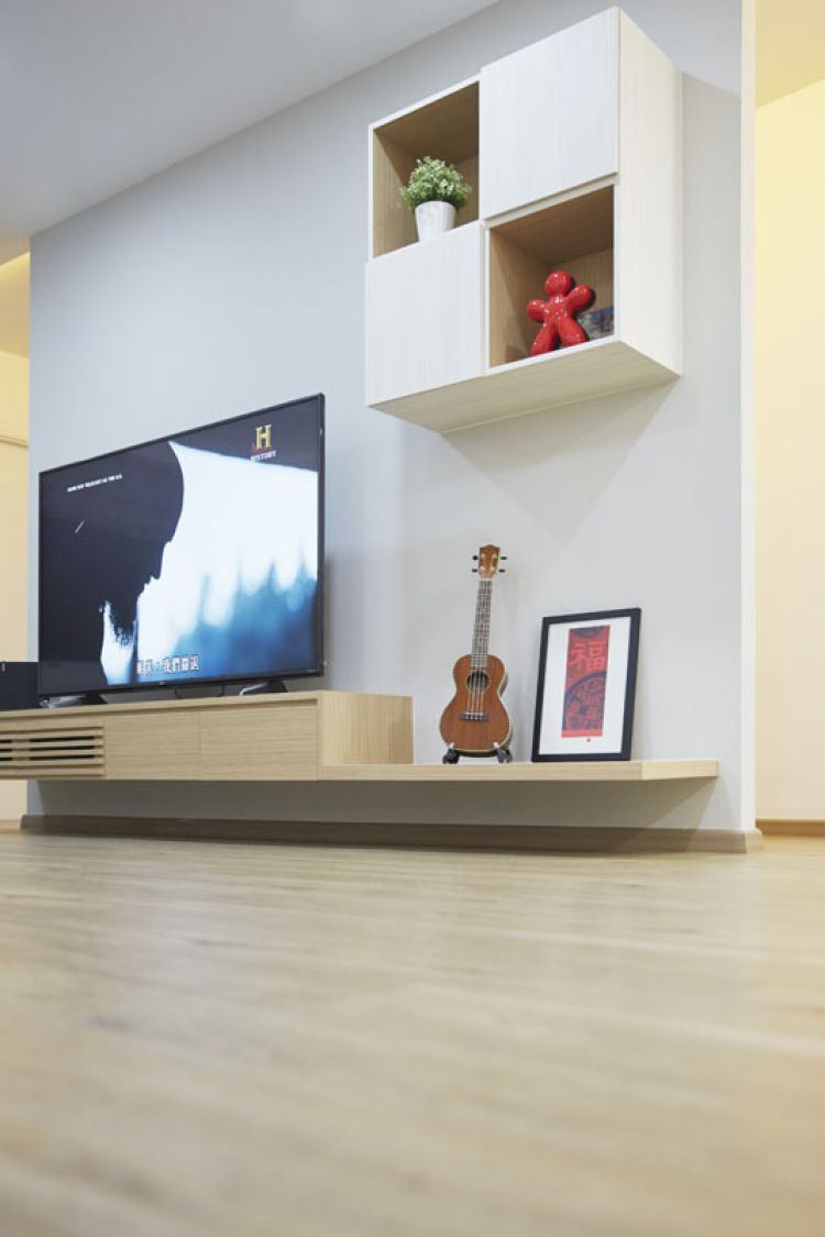 Minimalist, Scandinavian Design - Living Room - HDB 5 Room - Design by Carpenters 匠