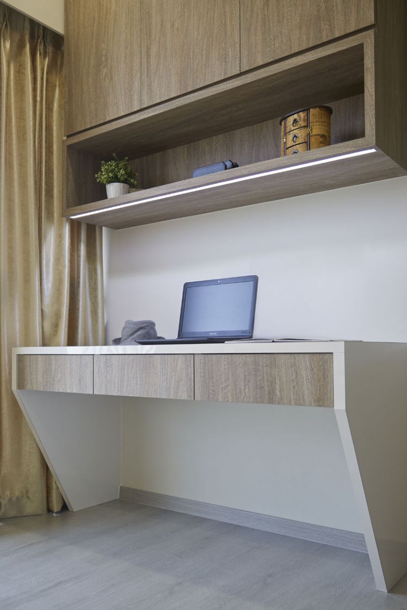 Contemporary, Modern Design - Study Room - HDB 4 Room - Design by Carpenters 匠