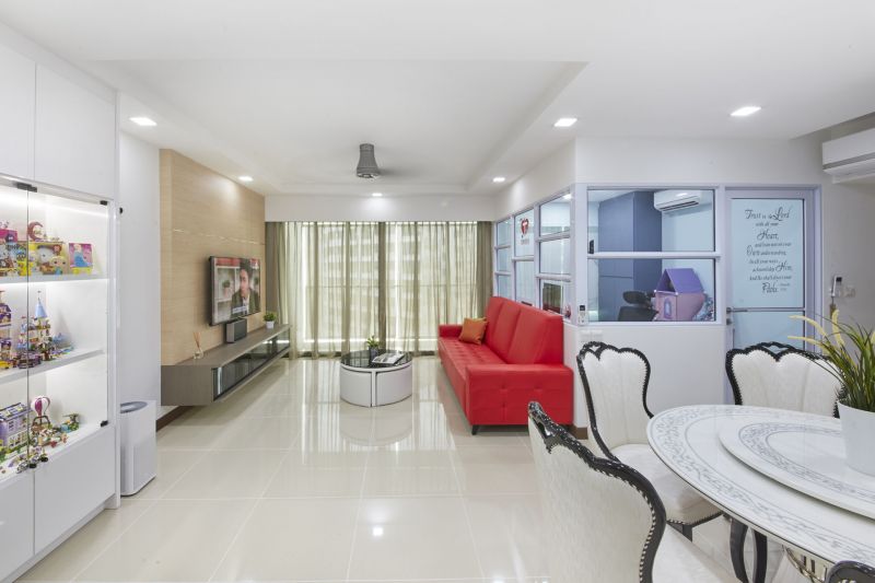Classical, Minimalist, Modern Design - Living Room - HDB 4 Room - Design by Carpenters 匠