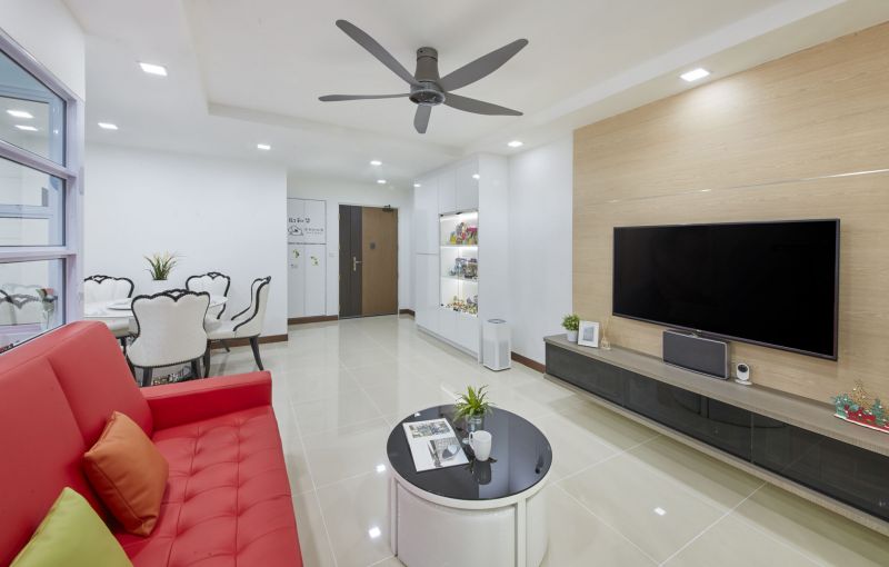 Classical, Minimalist, Modern Design - Living Room - HDB 4 Room - Design by Carpenters 匠