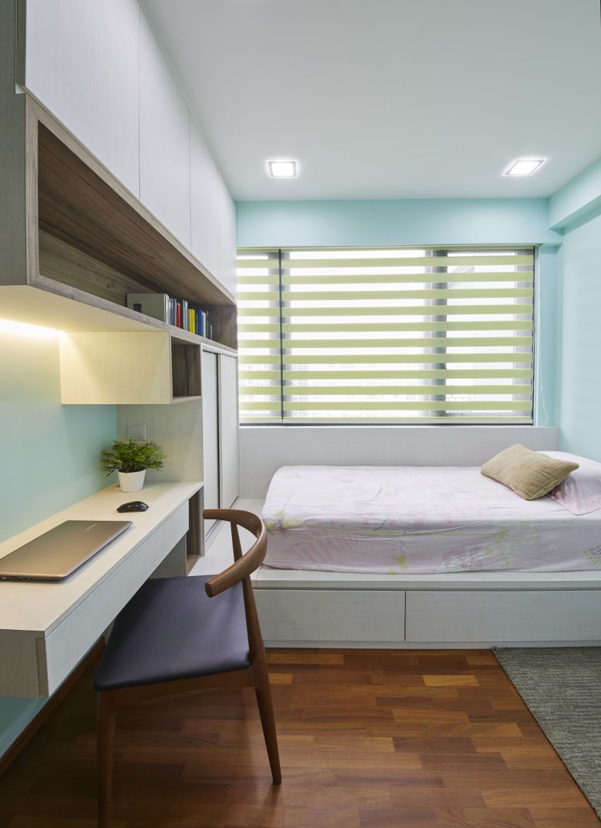 Scandinavian, Tropical Design - Bedroom - HDB 3 Room - Design by Carpenters 匠