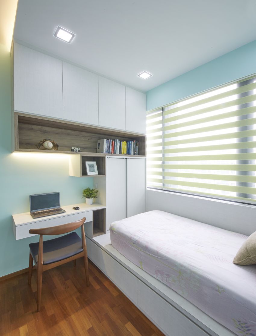 Scandinavian, Tropical Design - Bedroom - HDB 3 Room - Design by Carpenters 匠