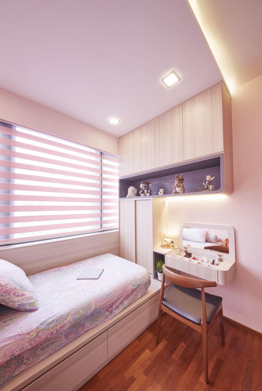 Scandinavian, Tropical Design - Bedroom - HDB 3 Room - Design by Carpenters 匠
