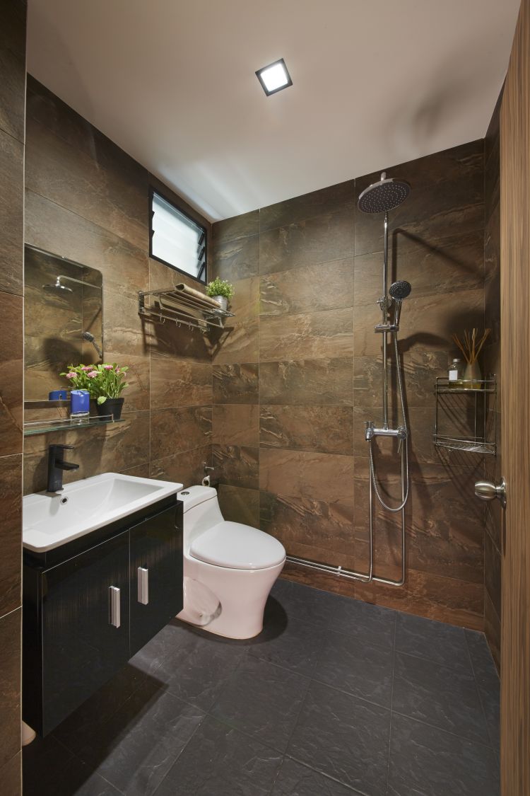 Minimalist, Scandinavian Design - Bathroom - HDB 5 Room - Design by Carpenters 匠