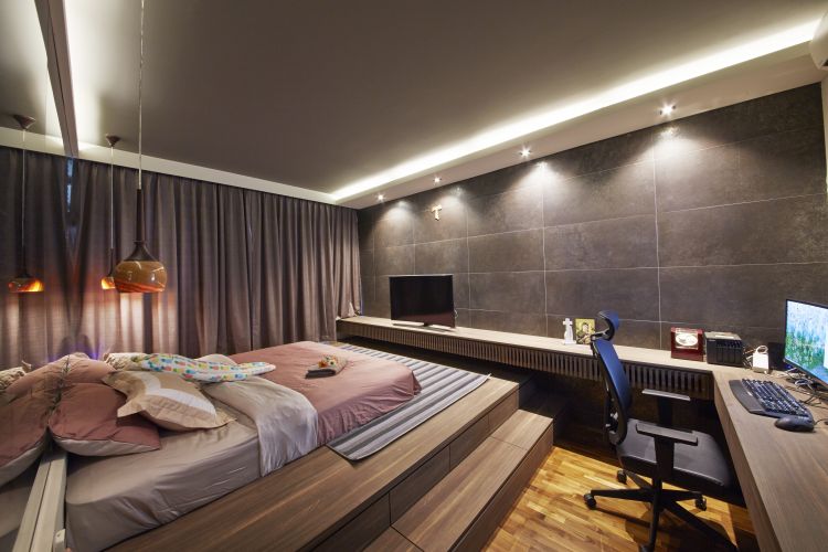 Minimalist, Scandinavian Design - Bedroom - HDB 5 Room - Design by Carpenters 匠