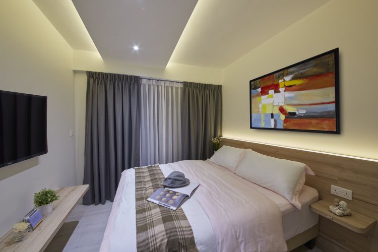 Contemporary, Minimalist, Modern Design - Bedroom - HDB 4 Room - Design by Carpenters 匠