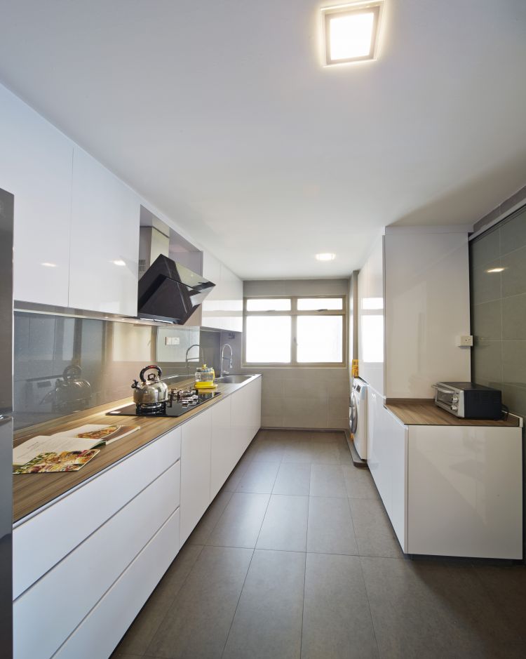 Contemporary, Modern Design - Kitchen - HDB 4 Room - Design by Carpenters 匠