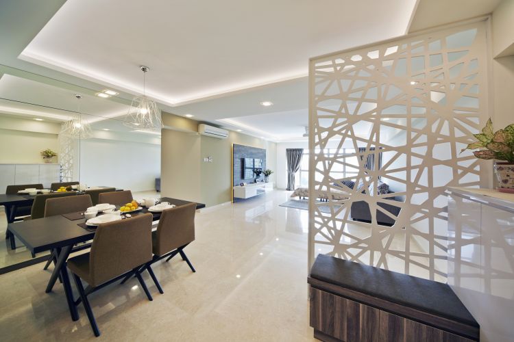 Contemporary, Modern Design - Dining Room - HDB 4 Room - Design by Carpenters 匠