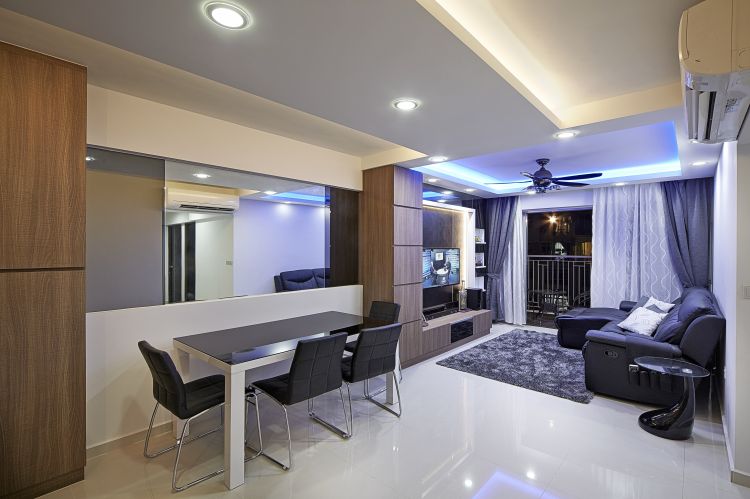 Contemporary, Modern Design - Dining Room - HDB 5 Room - Design by Carpenters 匠