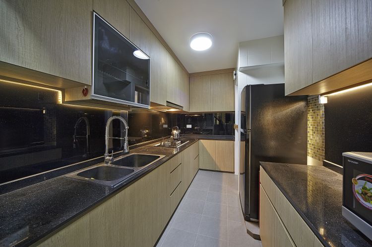 Contemporary, Modern Design - Kitchen - HDB 5 Room - Design by Carpenters 匠