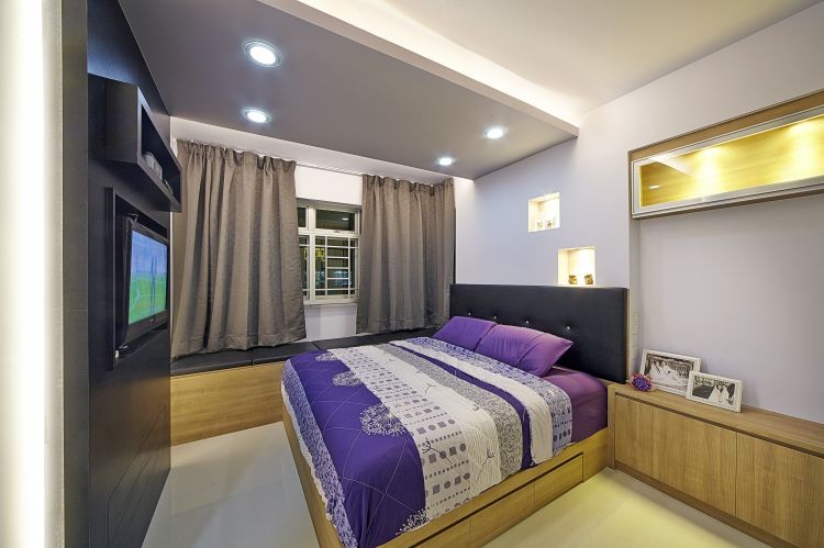 Contemporary, Modern Design - Bedroom - HDB 5 Room - Design by Carpenters 匠