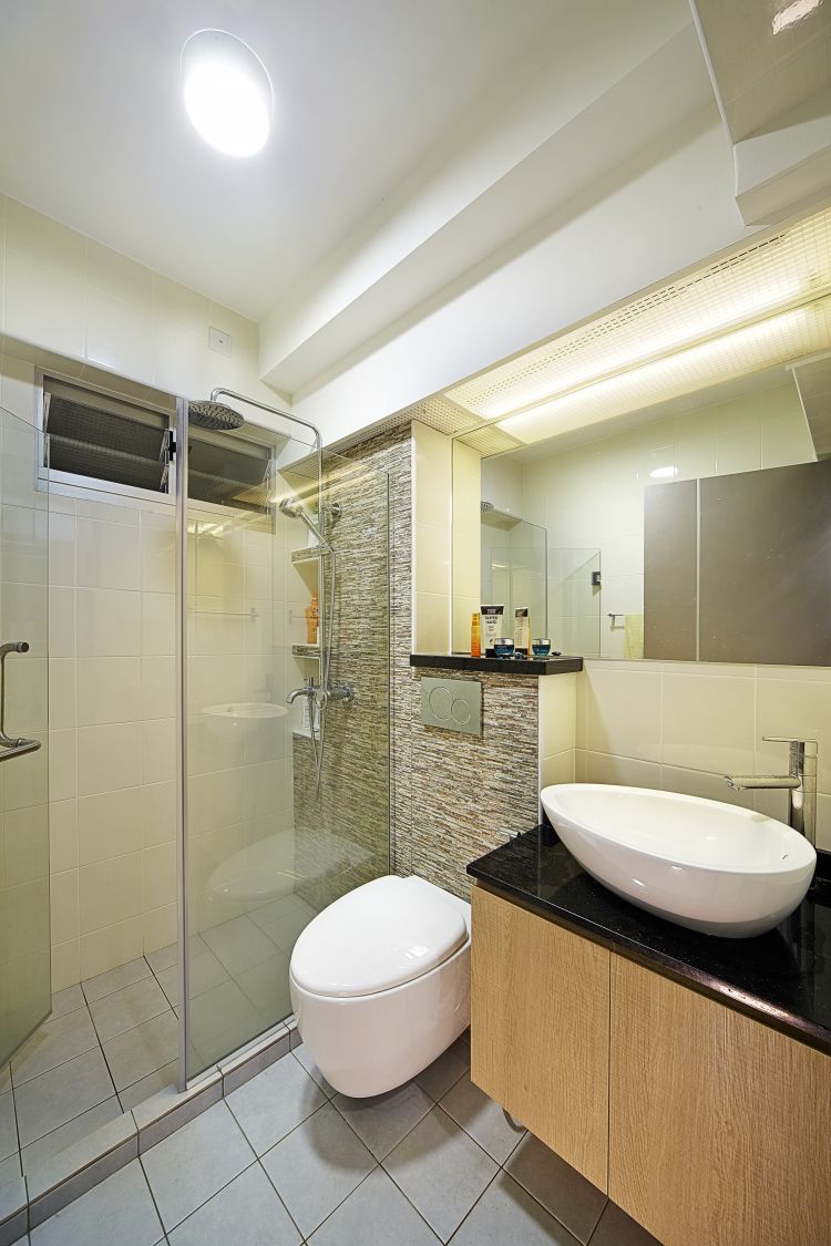 Contemporary, Modern Design - Bathroom - HDB 5 Room - Design by Carpenters 匠