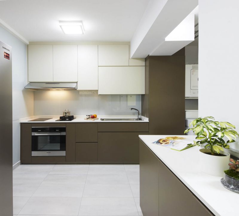 Contemporary, Minimalist, Modern Design - Kitchen - HDB 5 Room - Design by Carpenters 匠
