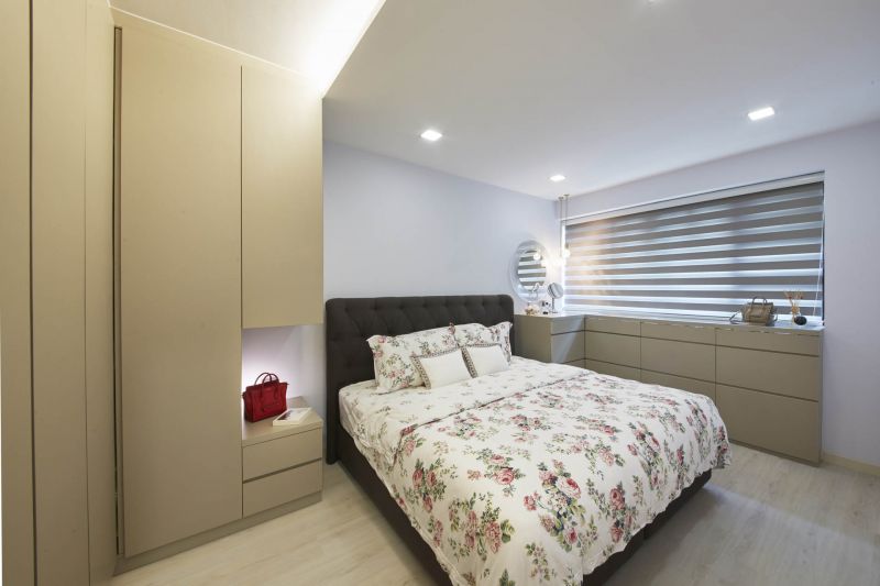 Contemporary, Minimalist, Modern Design - Bedroom - HDB 5 Room - Design by Carpenters 匠