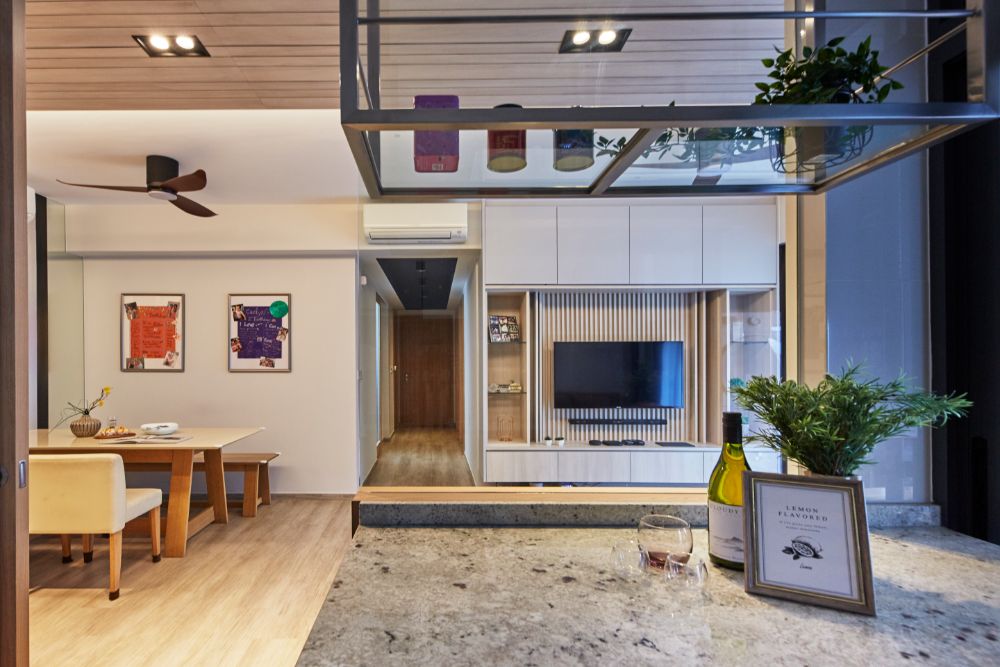 Contemporary Design - Living Room - Condominium - Design by Carpenters 匠