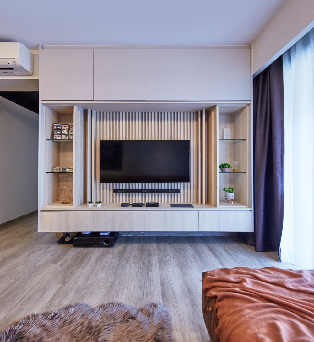 Contemporary Design - Living Room - Condominium - Design by Carpenters 匠