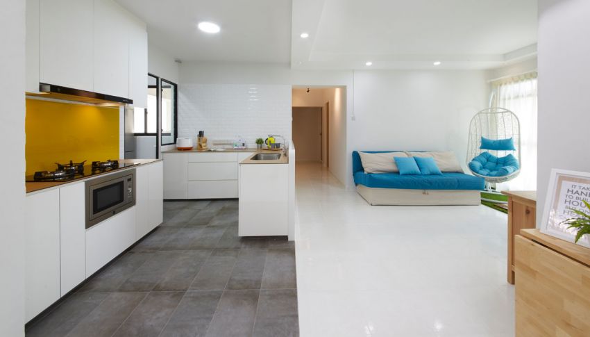 Minimalist, Modern, Scandinavian Design - Living Room - HDB 4 Room - Design by Carpenters 匠