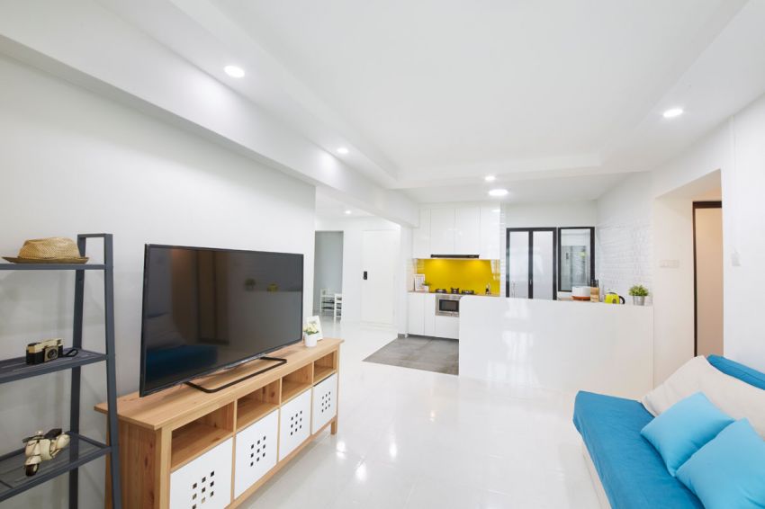 Minimalist, Modern, Scandinavian Design - Living Room - HDB 4 Room - Design by Carpenters 匠