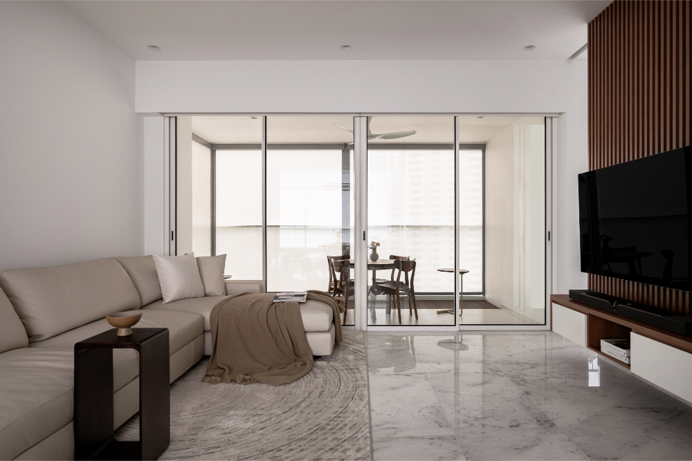 Minimalist Design - Living Room - Condominium - Design by Carpenters 匠