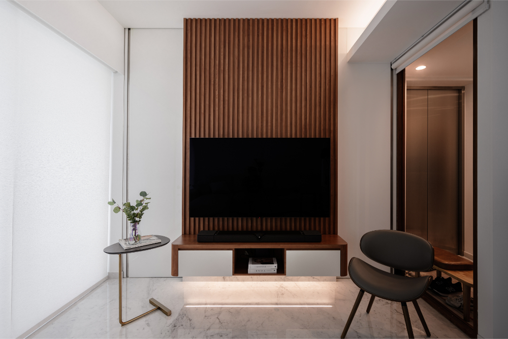 Minimalist Design - Living Room - Condominium - Design by Carpenters 匠