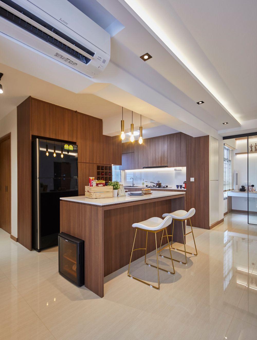 Contemporary, Modern Design - Kitchen - HDB 5 Room - Design by Carpenters 匠