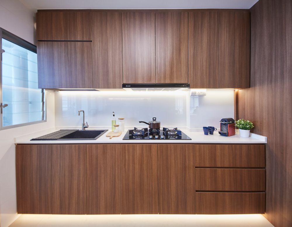 Contemporary, Modern Design - Kitchen - HDB 5 Room - Design by Carpenters 匠